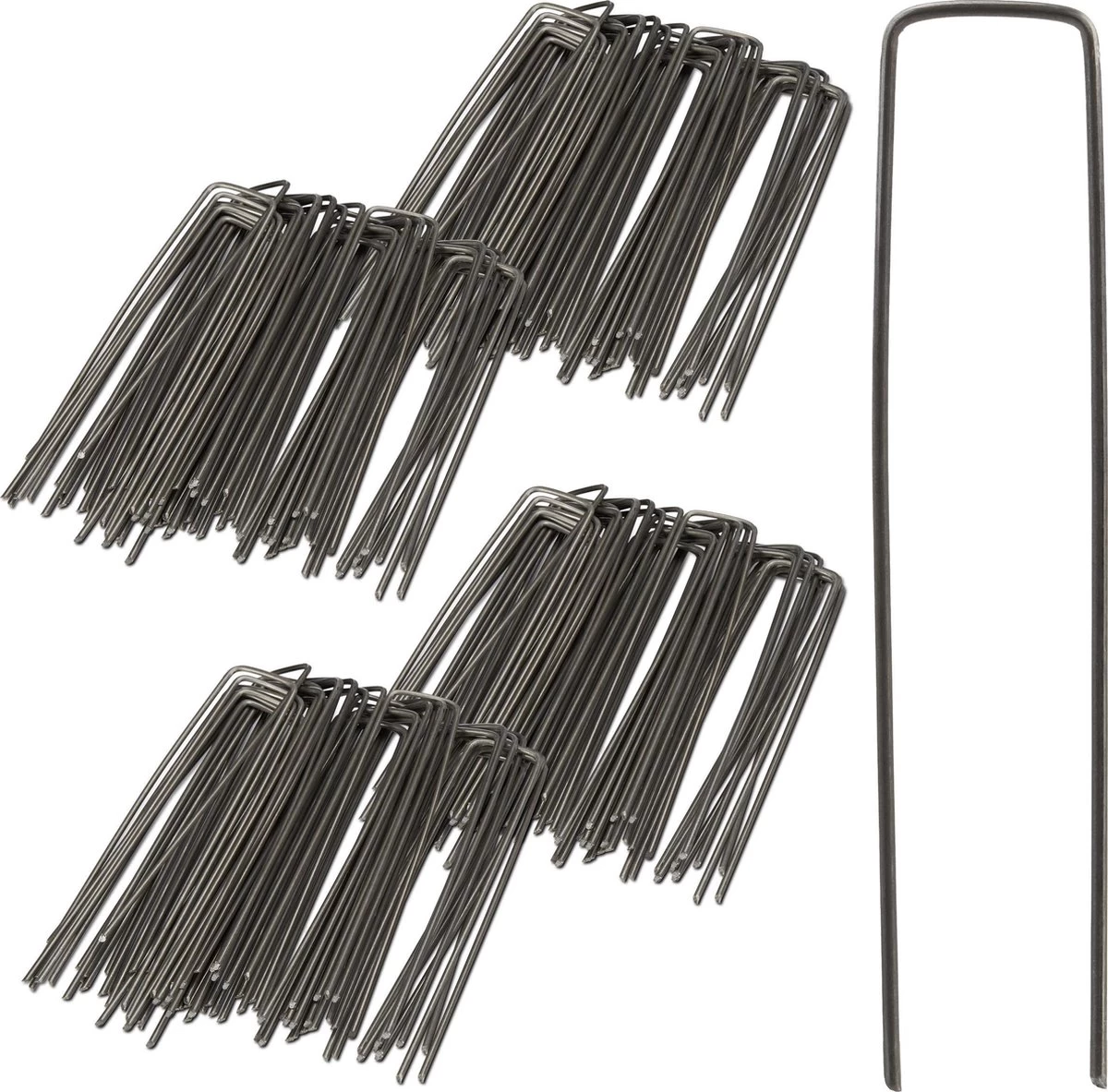 Relaxdays 200x Gronddoekpen - Grondanker - Haring - Gronddoekhaak - Grondhaken - 2mm 3 Relaxdays 200x Gronddoekpen - Grondanker - Haring - Gronddoekhaak - Grondhaken - 2mm