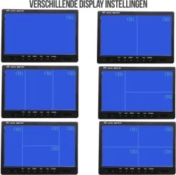 Strex Achteruitrijcamera Set Bedraad Met 4 Camera's (tegelijk Bekijken) - 9" Scherm - 18LED Nachtzicht 15m - IP67 Waterdicht - Achteruitrij Camera -Outdoor Camping Shop 1200x1194 3