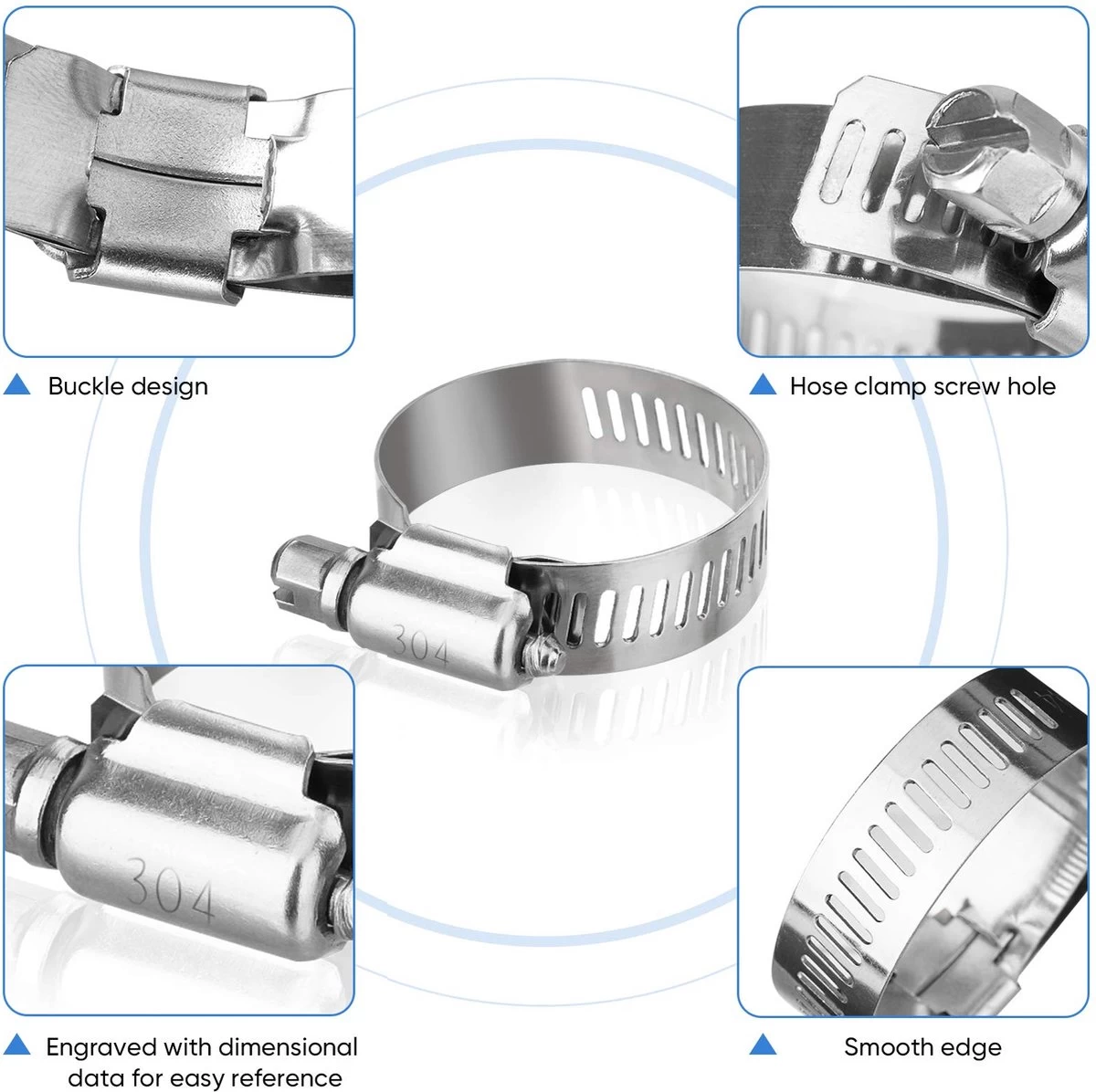BOTC Slangklemmen Set - RVS Slangklem - Ø 8-38mm - 60 Delig 12 BOTC Slangklemmen Set - RVS Slangklem - Ø 8-38mm - 60 Delig - Afbeelding 10