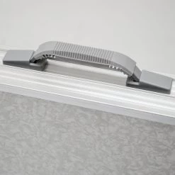 Aluminium Kampeertafel 120x60cm - Campingtafel Inklapbaar - 3-voudig Verstelbare Vouwtafel Grijs -Outdoor Camping Shop 1200x1198