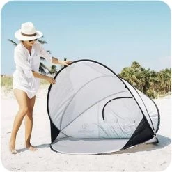 Deryan Luxe Pop Up Strandtent XXL - Anti-UV 50+ - Zilver -Outdoor Camping Shop 1200x1200 1003