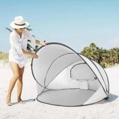 Deryan Luxe Pop Up Strandtent XXL - Anti-UV 50+ - Zilver -Outdoor Camping Shop 1200x1200 1004