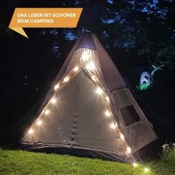 Skandika Tipi Kotona Air Opblaasbare Tent – Opblaasbare Tenten - 4 Persoons Tipi Tent – Tenten - Campingtent – Ingenaaide Tentvloer – Muggengaas – 260 Cm Stahoogte – 490 X 370 X 260 (L X B X H) – Outdoor, Camping, Tuin – Luchttent - Kamperen - Beige -Outdoor Camping Shop 1200x1200 1027