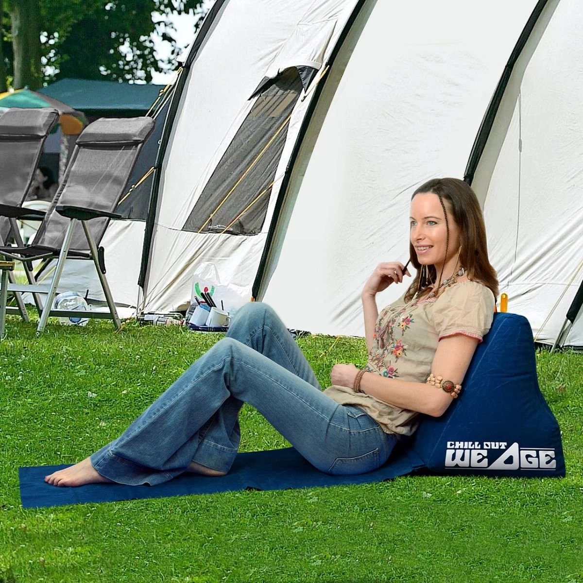 CKB LTD - Chill Out - Luchtbed - Campingstoel - Wedge Opblaasbare Ligstoel - Blauw Strandstoel 1 Persoons Volwassen Luchtbedden Kampeerstoel Vouwstoel Stoel Slaapmatje Slaapmatten Opvouwbaar Volwassenen Tuinstoel Opblaasstoel Kampeerstoelen Lucht 3 CKB LTD - Chill Out - Luchtbed - Campingstoel - Wedge Opblaasbare Ligstoel - Blauw Strandstoel 1 Persoons Volwassen Luchtbedden Kampeerstoel Vouwstoel Stoel Slaapmatje Slaapmatten Opvouwbaar Volwassenen Tuinstoel Opblaasstoel Kampeerstoelen Lucht
