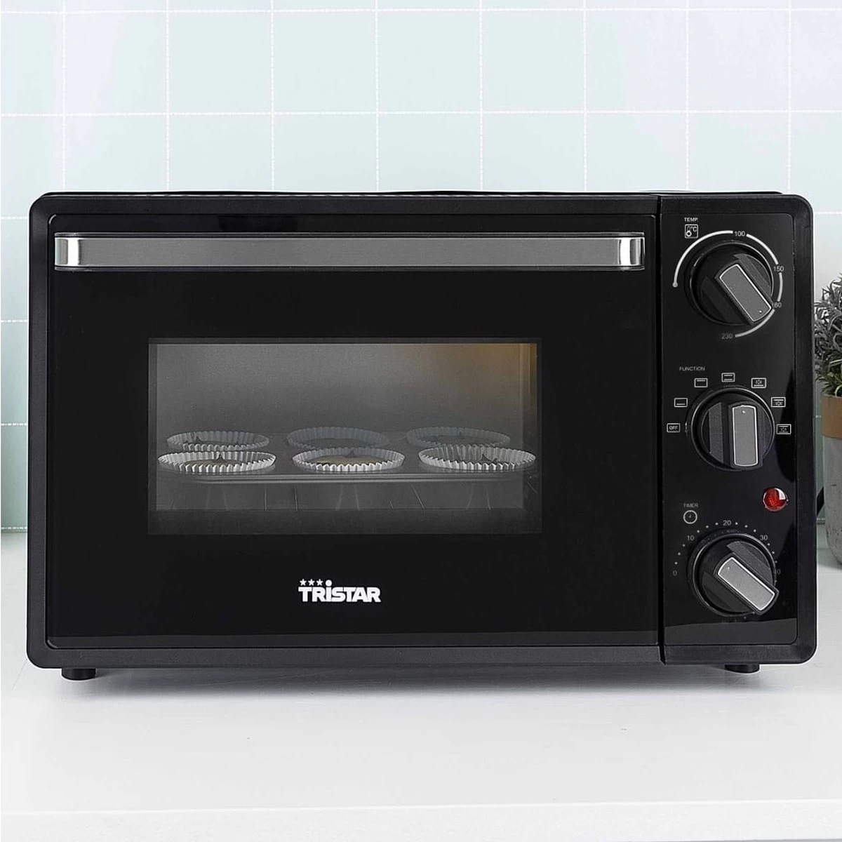 Tristar Oven OV-3622 - Camping Oven 19 Liter - 800 Watt - Vrijstaande Convectieoven - Zwart 17 Tristar Oven OV-3622 - Camping Oven 19 Liter - 800 Watt - Vrijstaande Convectieoven - Zwart - Afbeelding 15
