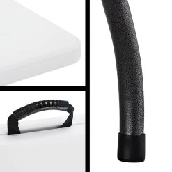 Casaria Tuintafel Opvouwbaar – Met Draaggreep 220x70 Cm – Wit -Outdoor Camping Shop 1200x1200 33