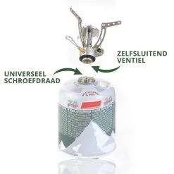 MacGyver Gasbrander Mini RVS - Camping Kookstel - Kookbrander - 10 Cm - Elektronische Ontsteking -Outdoor Camping Shop 1200x1200 337