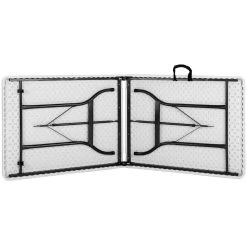 Casaria Tuintafel Opvouwbaar – Met Draaggreep 220x70 Cm – Wit -Outdoor Camping Shop 1200x1200 35