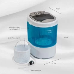 BluMill Mini Wasmachine - Met Centrifuge - Compact - Camping Wasmachine - Duurzame Keuze -Outdoor Camping Shop 1200x1200 373