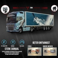 Strex Achteruitrijcamera Set Bedraad Met 4 Camera's (tegelijk Bekijken) - 9" Scherm - 18LED Nachtzicht 15m - IP67 Waterdicht - Achteruitrij Camera -Outdoor Camping Shop 1200x1200 399