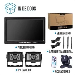 Strex Draadloze Achteruitrijcamera Met 2 Camera's - 7” Scherm - Nachtzicht 18LED 15m 20 Strex Draadloze Achteruitrijcamera Met 2 Camera's - 7” Scherm - Nachtzicht 18LED 15m -Outdoor Camping Shop 1200x1200 413