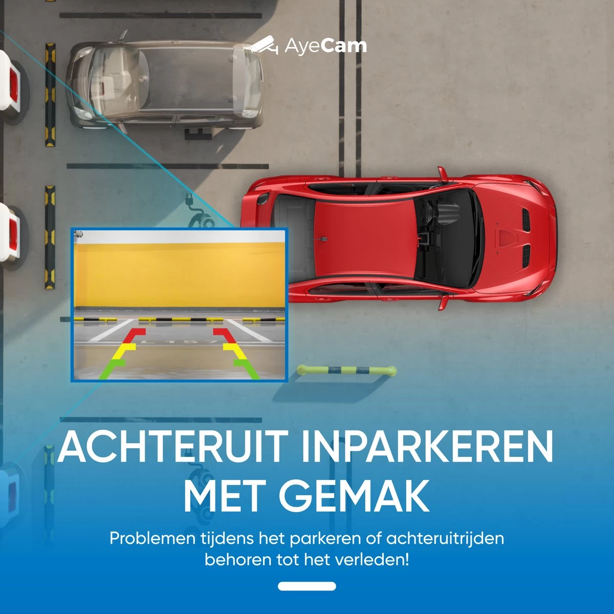 AyeCam Achteruitrijcamera - 4,3 Inch Scherm - 2 Kanaals – Nachtzicht - Incl. Begeleidingslijnen 5 AyeCam Achteruitrijcamera - 4,3 Inch Scherm - 2 Kanaals – Nachtzicht - Incl. Begeleidingslijnen - Afbeelding 3