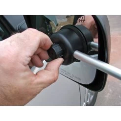 Defa Caravanspiegel Met Zuignap Vlak 11 Cm Zwart -Outdoor Camping Shop 1200x1200 505