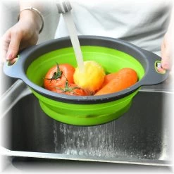 Merkloos Inklapbare Vergiet - Opvouwbaar - Groot - Blauw - Siliconen -Outdoor Camping Shop 1200x1200 605