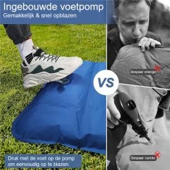 Hikr® Slaapmat 10cm+ Dikte - Comfortabel Luchtmatras - Zelfopblazend Met De Voet - TPU+40D Nylon - Slaapmatje Eenpersoons En Uit Te Breiden Tot Tweepersoons - Slaapmat Met Ingebouwde Pomp 12 Hikr® Slaapmat 10cm+ Dikte - Comfortabel Luchtmatras - Zelfopblazend Met De Voet - TPU+40D Nylon - Slaapmatje Eenpersoons En Uit Te Breiden Tot Tweepersoons - Slaapmat Met Ingebouwde Pomp -Outdoor Camping Shop 1200x1200 621