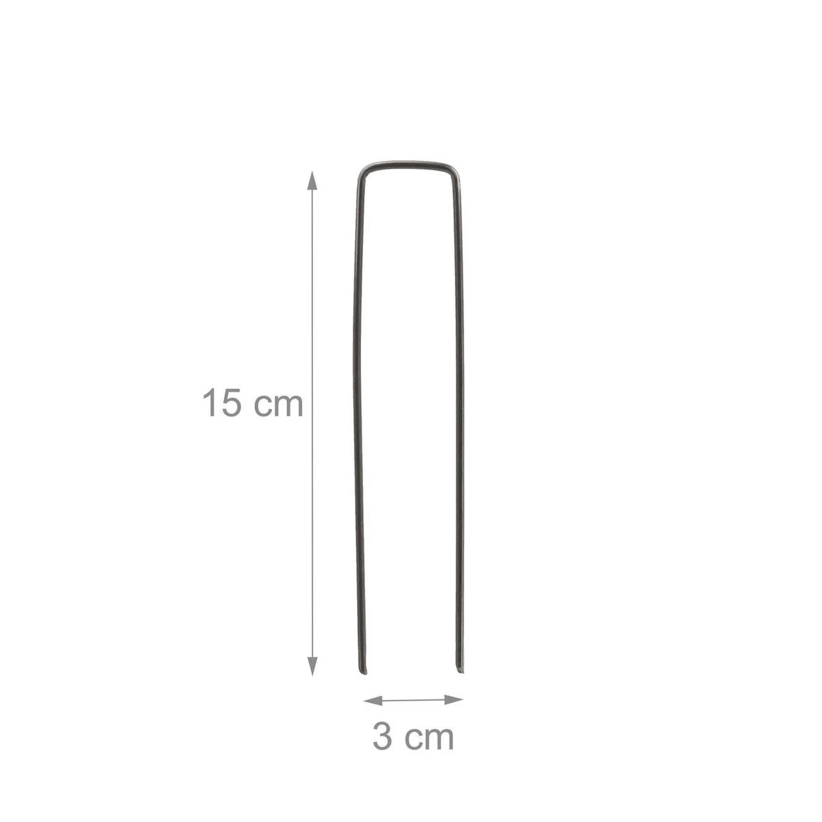 Relaxdays 200x Gronddoekpen - Grondanker - Haring - Gronddoekhaak - Grondhaken - 2mm 10 Relaxdays 200x Gronddoekpen - Grondanker - Haring - Gronddoekhaak - Grondhaken - 2mm - Afbeelding 8