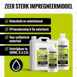 Ultramar - Sprayhood & Tent Protector 1L - Impregneermiddel Voor Bootkap, Tent, Cabriodak - Maakt Waterdicht En Geeft Extra Bescherming -Outdoor Camping Shop 1200x1200 712