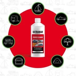 Ultramar - Power Cleaner 1L - Tentdoekreiniger Voor Bootkap, Tent, Cabriodak -Outdoor Camping Shop 1200x1200 724