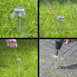 PROPLUS Pro Plus Tentharing Set - 20 Stuks - Ø 7 X 200 Mm - Schroefbaar - Adapter + Koffer -Outdoor Camping Shop 1200x1200 738