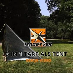 MacGyver® ‘3-in-1’ Tent | Tarp – Schaduwdoek – Hangmat | Strandtent | Outdoor-tent | Shelter | Vistent | 280 X 280 Cm | Camouflage | Waterdicht | Lichtgewicht -Outdoor Camping Shop 1200x1200 788