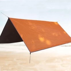 Merkloos TDR - Outdoor Draagbaar Zonnescherm Met Opbergtas - Waterdicht-SPF - Tarps Voor Kamperen300 * 300cm - 3-4Personen - Orange -Outdoor Camping Shop 1200x1200 789