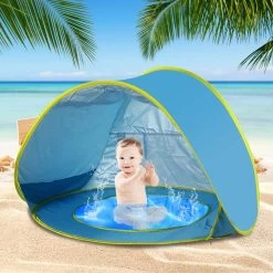 Seidon Strandtent Baby - Pop Up Tent - UV Bescherming - Baby En Kind - Waterdicht - Zwembadje - UV Bescherming -Outdoor Camping Shop 1200x1200 794