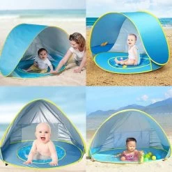 Seidon Strandtent Baby - Pop Up Tent - UV Bescherming - Baby En Kind - Waterdicht - Zwembadje - UV Bescherming -Outdoor Camping Shop 1200x1200 795