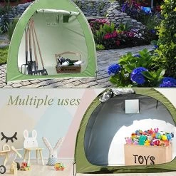 Merkloos Fietstent, Beschermhoes Fietsenschuur, Tent Voor Camping In De Open Lucht-groen 200*80*165CM -Outdoor Camping Shop 1200x1200 828