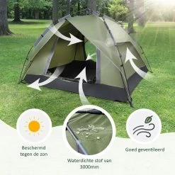 Sens Design Pop Up Tent - Tent - 2-3 Personen -Outdoor Camping Shop 1200x1200 843