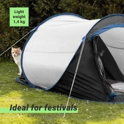 JEMIDI Tweepersoons Pop-up Tent - Opgooitent, Werptent Voor 2 Personen - Ideaal Als Festivaltent Of Kampeertent - Verschillende Kleuren 20 JEMIDI Tweepersoons Pop-up Tent - Opgooitent, Werptent Voor 2 Personen - Ideaal Als Festivaltent Of Kampeertent - Verschillende Kleuren -Outdoor Camping Shop 1200x1200 879