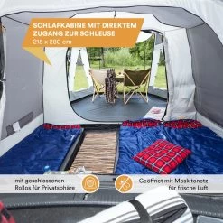 Skandika Pitea XL UP Tent – Koepeltenten - Autotent – 4 Persoons Campingtent Voor SUV, Caddy, Auto, CUV – Vrijstaand – Met/zonder Slaapcabine – Max. Stahoogte 200 Cm – Waterdicht Met 3000mm Waterkolom - 515 X 300 X 200 Cm (LxBxH) – Kamperen - Grijs 12 Skandika Pitea XL UP Tent – Koepeltenten - Autotent – 4 Persoons Campingtent Voor SUV, Caddy, Auto, CUV – Vrijstaand – Met/zonder Slaapcabine – Max. Stahoogte 200 Cm – Waterdicht Met 3000mm Waterkolom - 515 X 300 X 200 Cm (LxBxH) – Kamperen - Grijs -Outdoor Camping Shop 1200x1200 922
