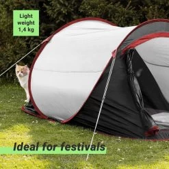 JEMIDI Tweepersoons Pop-up Tent - Opgooitent, Werptent Voor 2 Personen - Ideaal Als Festivaltent Of Kampeertent - Verschillende Kleuren -Outdoor Camping Shop 1200x1200 932