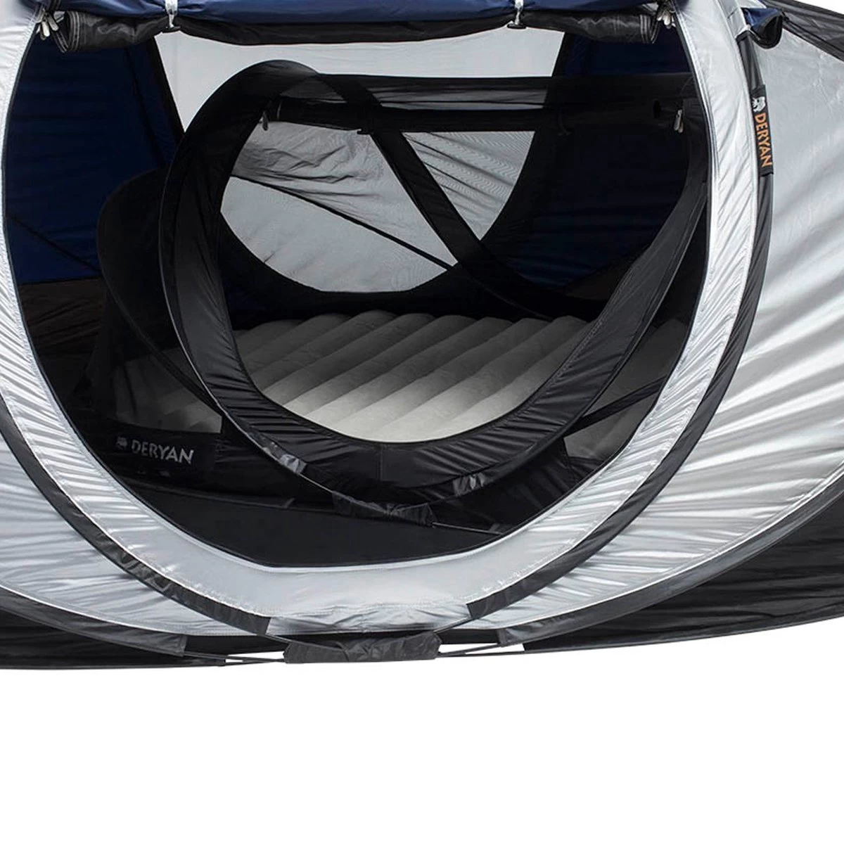 Deryan Luxe Pop-up Reisklamboe - Lichtgewicht 2 Persoons Klamboe – Geimpregneerd - Slaapcompartiment Voor Tent - Binnentent 4 Deryan Luxe Pop-up Reisklamboe - Lichtgewicht 2 Persoons Klamboe – Geimpregneerd - Slaapcompartiment Voor Tent - Binnentent - Afbeelding 2