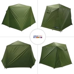 FisherPro Karpertent Met Stormcover – Vistent – Tent - Bescherming Tegen Zon En Wind – 100% Waterdichte Stormhoes – Met Handige Meeneemtas – Ook Geschikt Als Strandtent Of Festivaltent – Extra Veiligheid En Warmte Door Stormcover -Outdoor Camping Shop 1200x1200 940