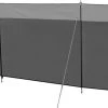 Abbey Camp Windscherm Polyester - 5 Meter - Grijs/Lichtgrijs -Outdoor Camping Shop 1200x381