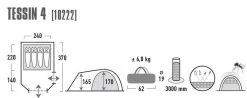 High Peak Tessin 4 Koepeltent - 4-Persoons - Grijs -Outdoor Camping Shop 1200x478 2