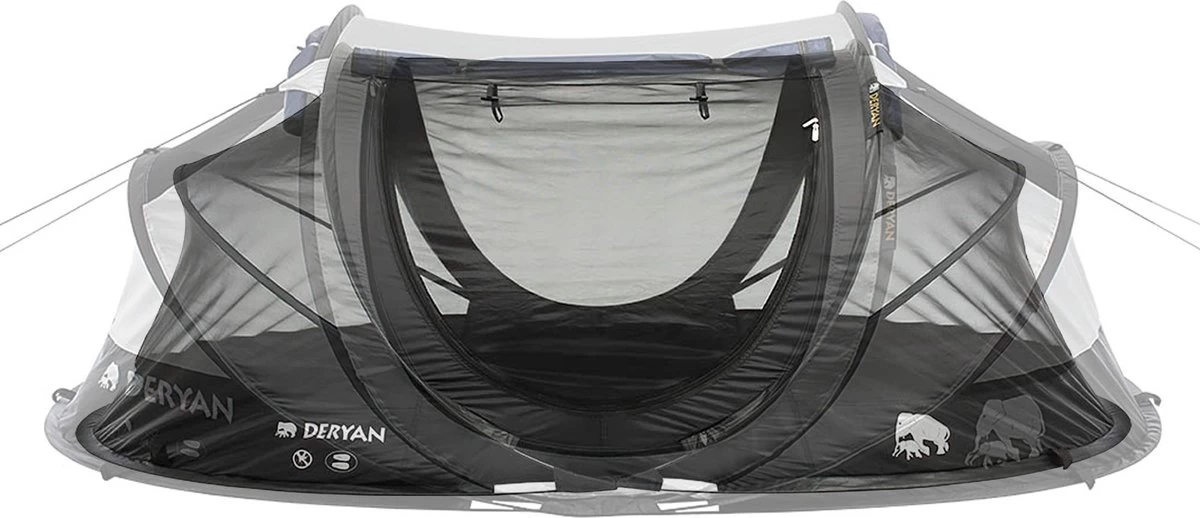 Deryan Luxe Pop-up Reisklamboe - Lichtgewicht 2 Persoons Klamboe – Geimpregneerd - Slaapcompartiment Voor Tent - Binnentent 11 Deryan Luxe Pop-up Reisklamboe - Lichtgewicht 2 Persoons Klamboe – Geimpregneerd - Slaapcompartiment Voor Tent - Binnentent - Afbeelding 9