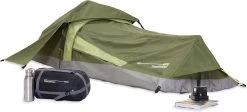Where Tomorrow Solo Tent 220X80X50 Cm - Groen - 1 Persoons -Outdoor Camping Shop 1200x544