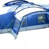 Skandika Nimbus Sleeper 12 Tent – Koepeltenten – 12 Persoons Familietent - Campingtent – Muggengaas – Sleeper Technology (3 Extra Donkere Slaapcabines) – 760 X 630 X 215 Cm (LxBxH) – 5000 Mm Waterkolom – Camping, Tuin – Kamperen – Blauw/wit -Outdoor Camping Shop 1200x659 3