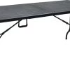 ERRO Vouwtafel - Houtlook - 180x74cm - Zwart