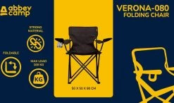 Abbey Camp Campingstoel - Vouwstoel - Zwart 13 Abbey Camp Campingstoel - Vouwstoel - Zwart -Outdoor Camping Shop 1200x710