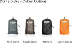 Tarp 3x3 – Olive Green -Outdoor Camping Shop 1200x719