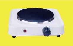 Benson Kookplaat - Enkel - Wit - 1000W -Outdoor Camping Shop 1200x751