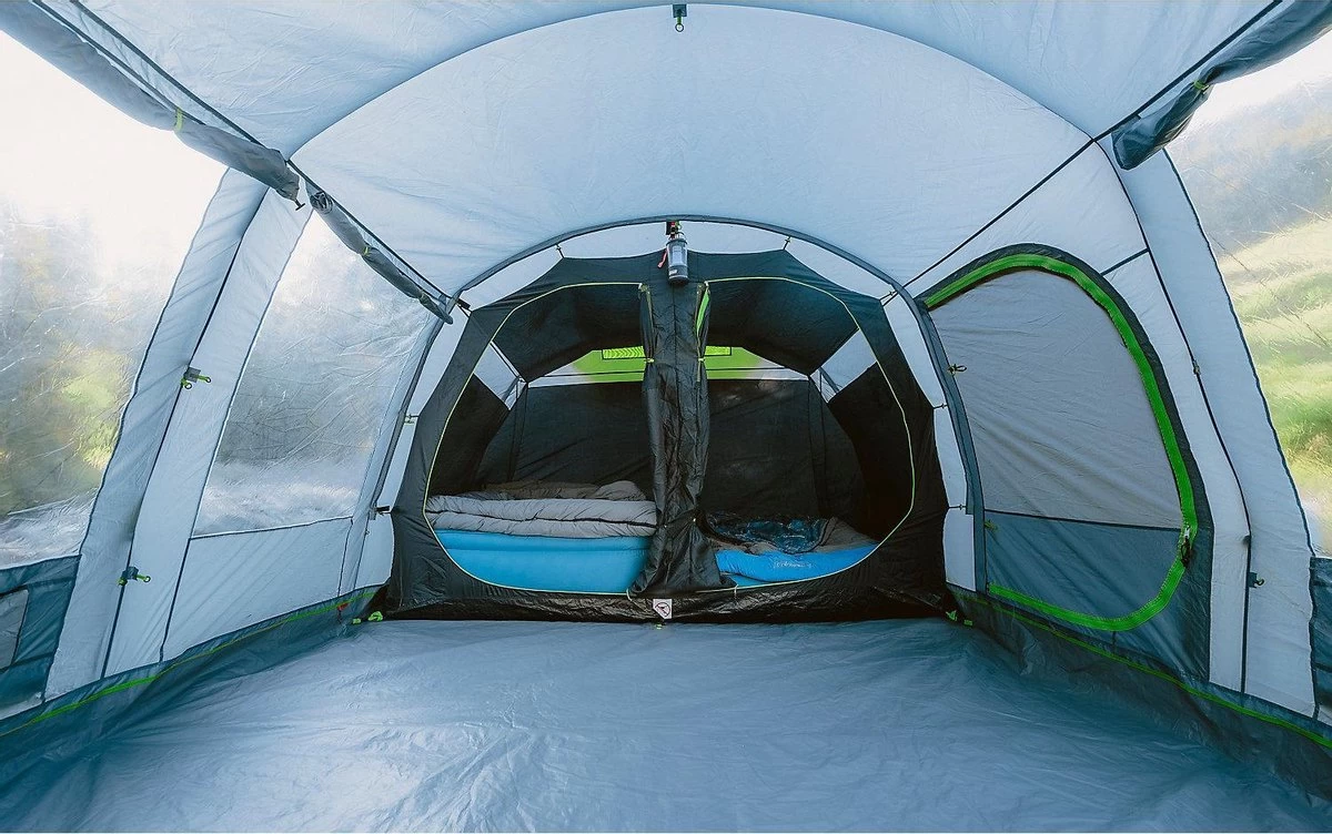 Coleman Vail 4L Tunneltent - Familie Tent - 4-Persoons - Grijs/Groen 7 Coleman Vail 4L Tunneltent - Familie Tent - 4-Persoons - Grijs/Groen - Afbeelding 5