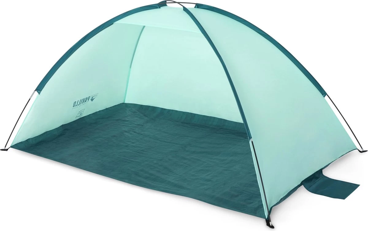 Bestway Strandtent - Pavillo - 2-Persoons - UV80 Zonbescherming - Incl. Tentharingen - Zandzakken Voor Stabiliteit - 200 X 120 X 95 CM 4 Bestway Strandtent - Pavillo - 2-Persoons - UV80 Zonbescherming - Incl. Tentharingen - Zandzakken Voor Stabiliteit - 200 X 120 X 95 CM - Afbeelding 2