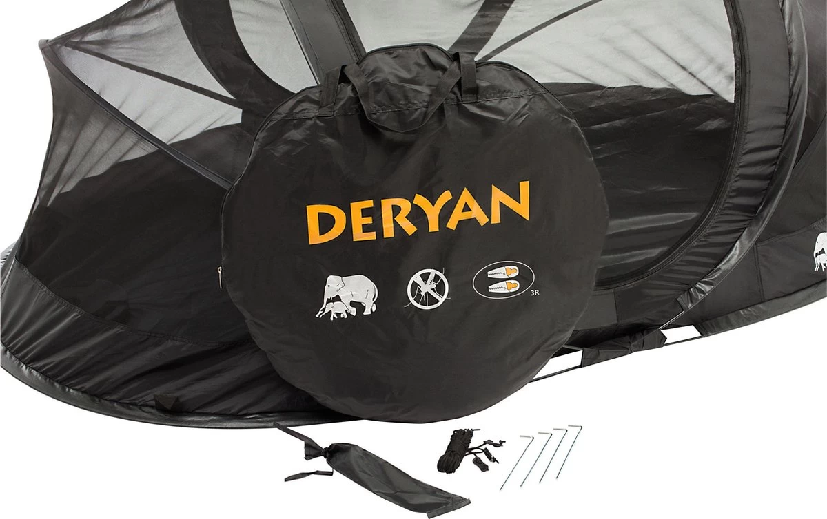 Deryan Luxe Pop-up Reisklamboe - Lichtgewicht 2 Persoons Klamboe – Geimpregneerd - Slaapcompartiment Voor Tent - Binnentent 9 Deryan Luxe Pop-up Reisklamboe - Lichtgewicht 2 Persoons Klamboe – Geimpregneerd - Slaapcompartiment Voor Tent - Binnentent - Afbeelding 7