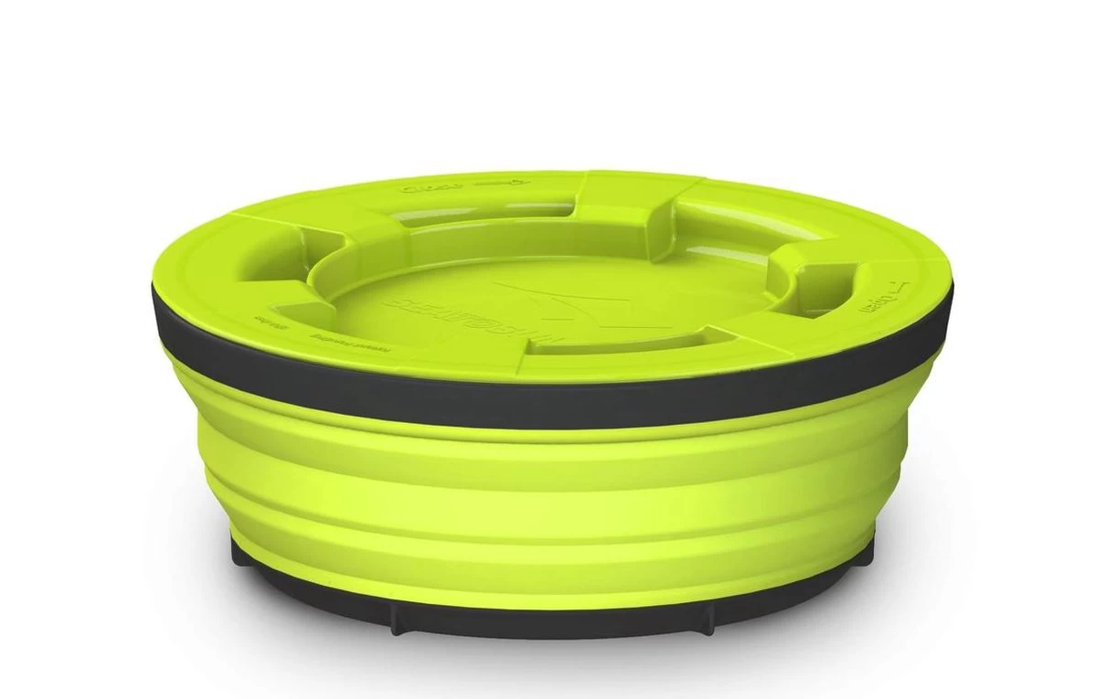 Sea To Summit X-Seal & Go Campingservies Inklapbaar - Schaal - Large - Lime 5 Sea To Summit X-Seal & Go Campingservies Inklapbaar - Schaal - Large - Lime - Afbeelding 3