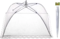 Merkloos Opvouwbaar Vliegennetje / Vliegenkapje 45 X 45 Cm - Hoogte 20 Cm -Outdoor Camping Shop 1200x774 1