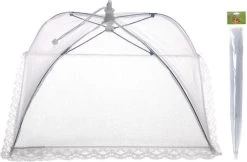 Merkloos Opvouwbaar Vliegennetje / Vliegenkapje 45 X 45 Cm - Hoogte 20 Cm -Outdoor Camping Shop 1200x787 2