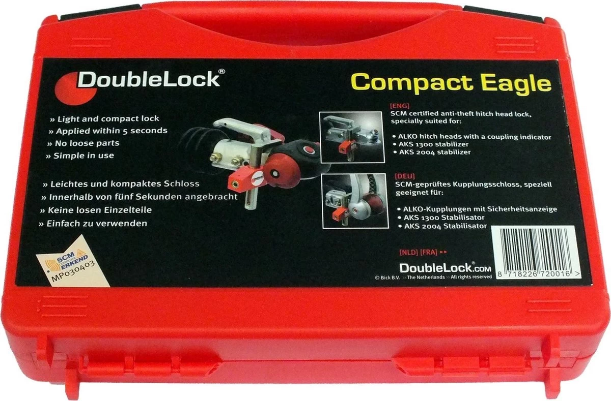 Koppelingslot Compact Eagle DoubleLock 9 Koppelingslot Compact Eagle DoubleLock - Afbeelding 7
